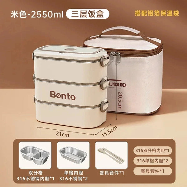 Stainless Steel Thermal Bento Lunch Box