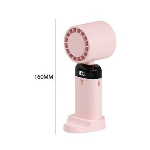 USB Portable Small Fan Digital Display 3W 1200/3600mAh Air Cooling Fan Mini 3-speed Wind Mute Detachable Base for Travel. Climate Control Appliances. Type: Fans.