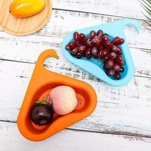 Multifunctional Swan Sink Colander Drain Basket