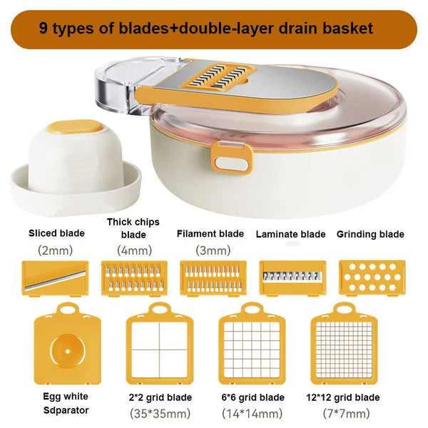 Multifunctional Vegetable Slicer, Fruit Cutter Slicer