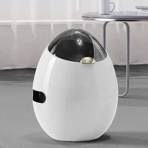 Light Luxury Egg-Shaped Trash Can