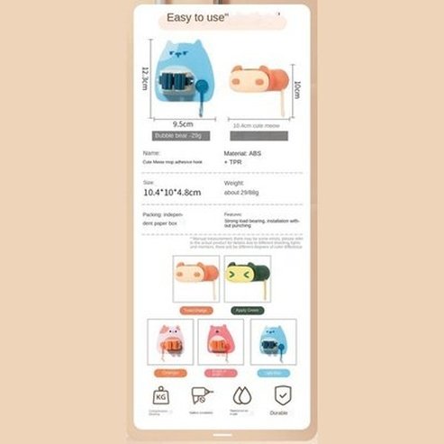 Cartoon Broom Holder Heavy Duty Practical Clip Mop Organizer Wall Mount Hook Stainless Steel Storage Space Saving Hanger Use: Sundries: Storage Hooks and Racks.