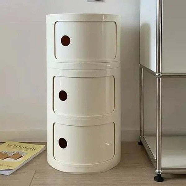 Nordic Modern Minimalist Round Bedside Table