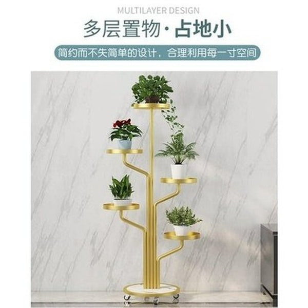 Simple Modern Living Room Floor Type Indoor Iron Flower Pot Frame Balcony Fleshy Plant Layer Rack. Decor. Type: Garden Pot Saucers & Trays.