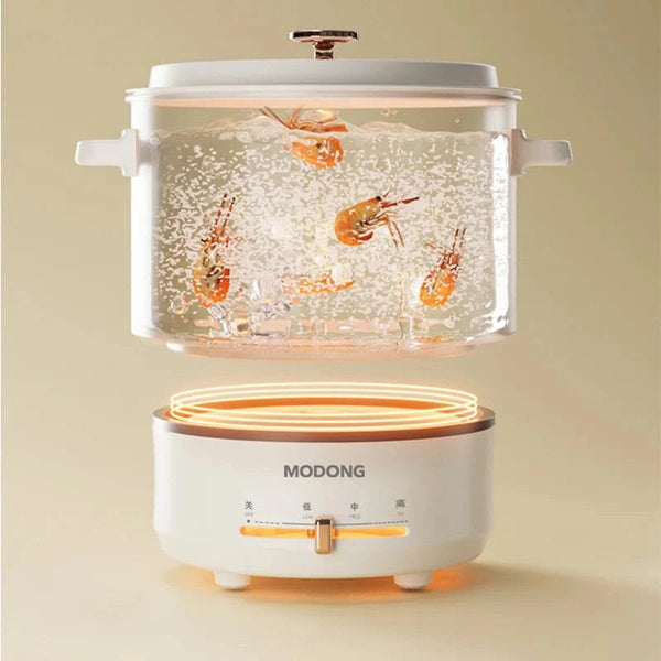 Adjustable Mini Nonstick Electric Pot