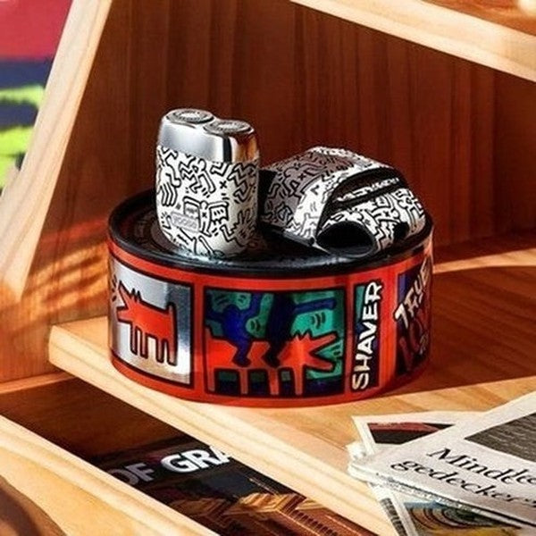 Yoose Mini-S Keith Haring Joint Design Portable Waterproof Electric Shaver, IPX7 Small Alloy Whole Body Razor. Personal Care. Shaving & Grooming: Electric Razors.