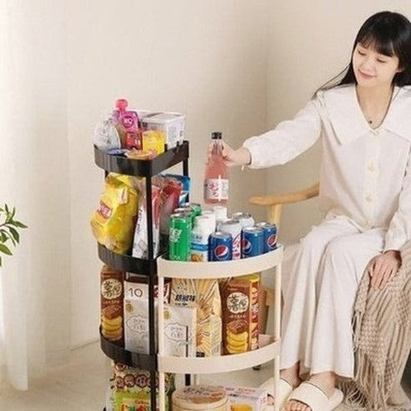 4 Tier Removable Corner Cookware Storage Rack