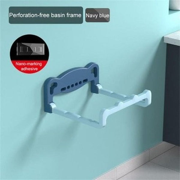 Adhesive Wall Mount Wash Basin Storage Organizer Hook