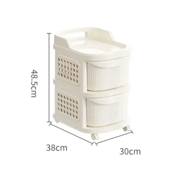 Snack Cabinet Cart, Trolley Drawer Type Rack