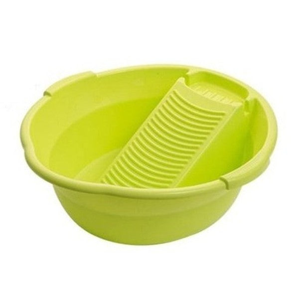 Thickened Washing Board Plastic Washtub with Washboard Laundry Tub Washtub Washing Baby Clothes Washing Board Cleaning Tools. Laundry Supplies.