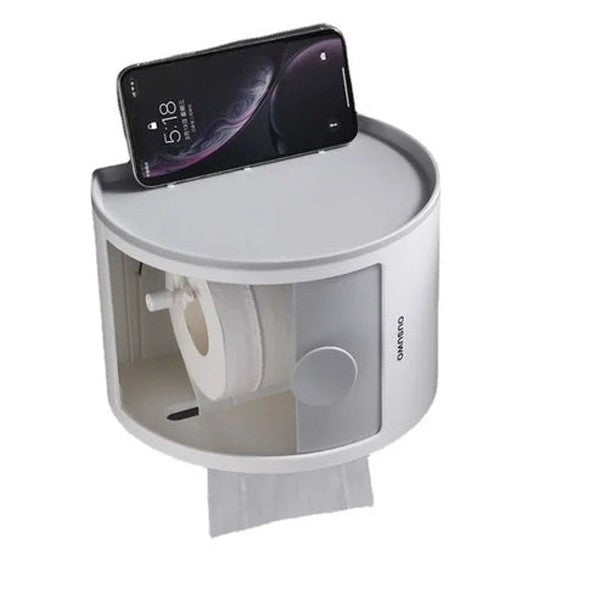Elegant Wall-Mounted Waterproof Toilet Roll Holder Paper Dispenser