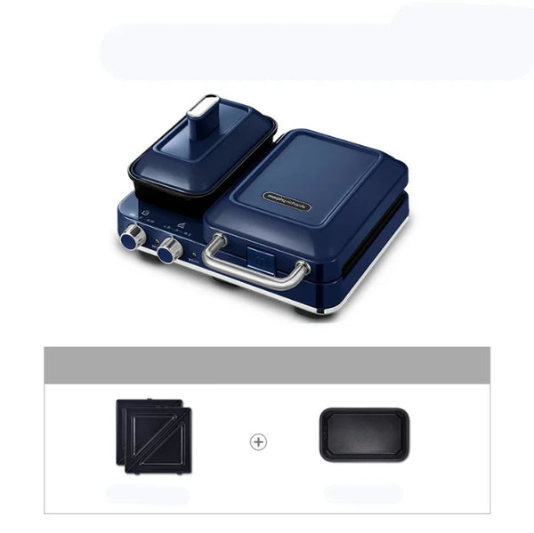 Sandwich, Waffle, and Toast Press Machine for Small Household Cooking