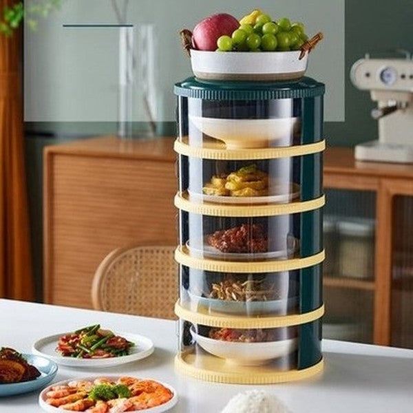 5 Layer Multifunctional Stackable Food Box With Lid