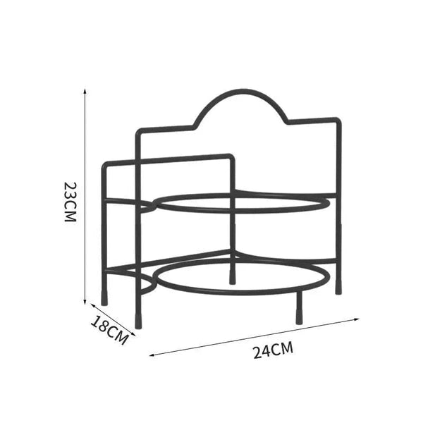 Kitchen Preparation Multi-layer Rack, Multi-function Side Dish Storage Rack