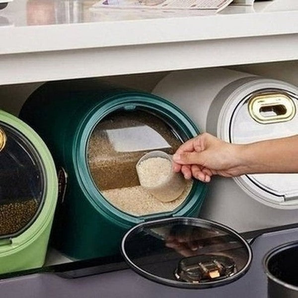 Large Food Storage Container Rice Barrels Sealed Cereal Dispenser Rice Tank Grain Box Kitchen Storage Container. Food Storage. Type: Food Storage Containers.