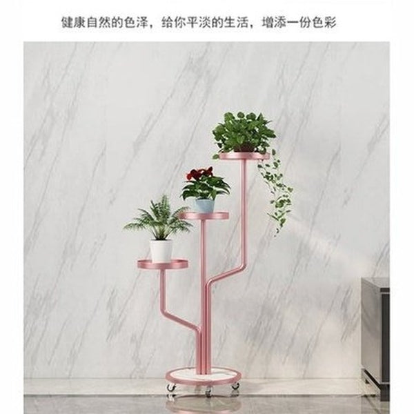 Simple Modern Living Room Floor Type Indoor Iron Flower Pot Frame Balcony Fleshy Plant Layer Rack. Decor. Type: Garden Pot Saucers & Trays.