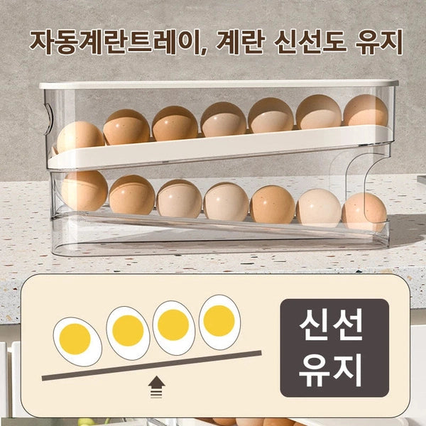 Slide Type Egg Carton, Double Automatic Egg Roller