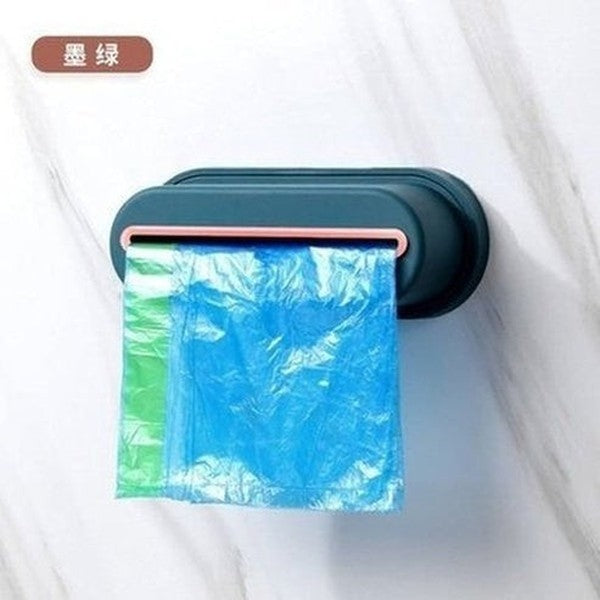 Kitchen Bathroom Hanging Trash Bag Dispenser and Storage Box Wall Mounted Kitchen Plastic Bag Container. Cleaning Tools. Type: Trash Cans & Wastebaskets.