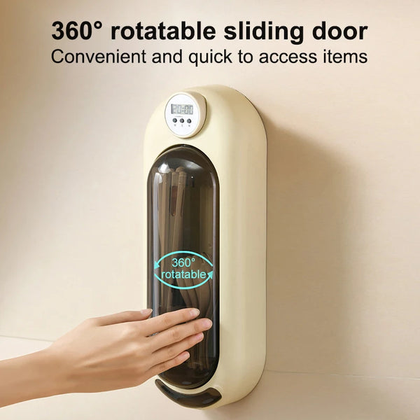 UFORU Chopsticks Cage Wall Hanging Storage Box