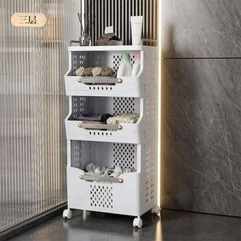 Large Capacity Multi-layer Foldable Dirty Clothes Basket