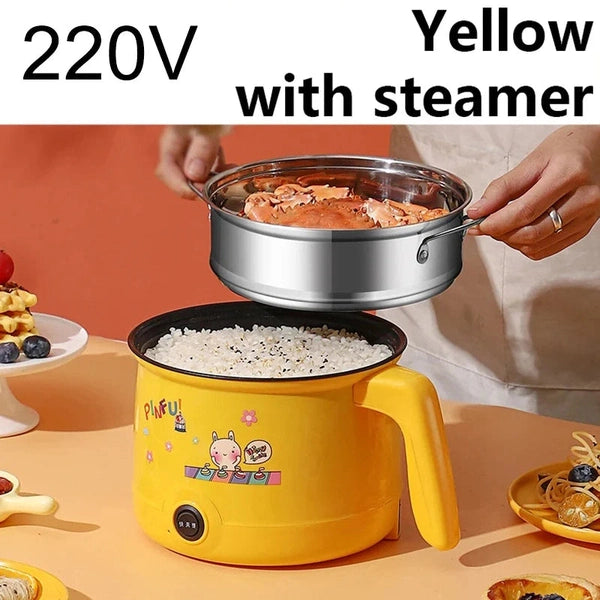 Multifunctional Electric Boiling Pot, Frying, Steaming, Stewing, Instant Noodles