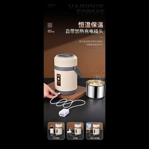 USB Multi-layer Insulated Lunch Box Double Layer Heated Bento Box Portable Sealed Stainless Steel Food Warmer Rice Cooker. Type: Lunch Boxes & Totes.