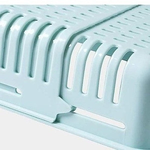 Expandable Food Organizer Basket For Refrigerator Shelf