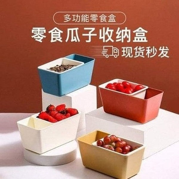 Double Fruit Bowl Drain Basket - Eco-Friendly Kitchen Organizer