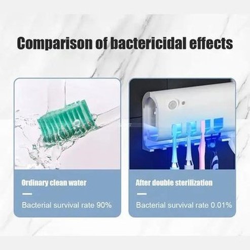 xiaomi youpin uv toothbrush holder toothpaste dispenser solar energy bathroom toothbrush storage box. bathroom accessories: toothbrush holders. brand: xiaomi