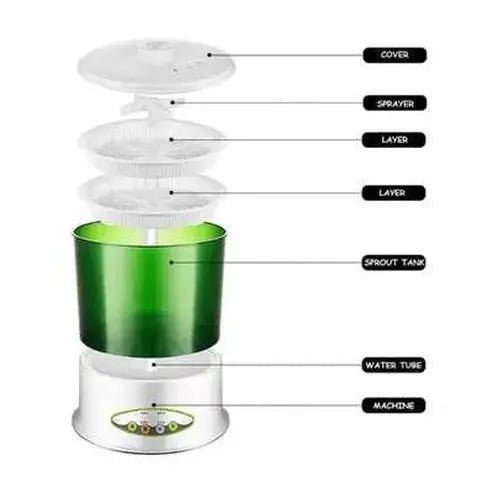 Electric soybean sprout growing machine