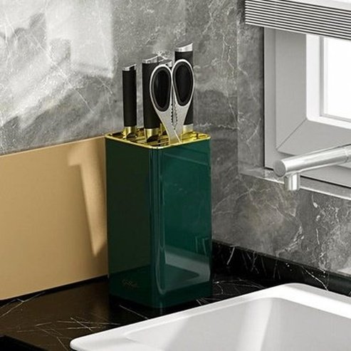 Stainless Steel Knife Stand Block Holder for Kitchen