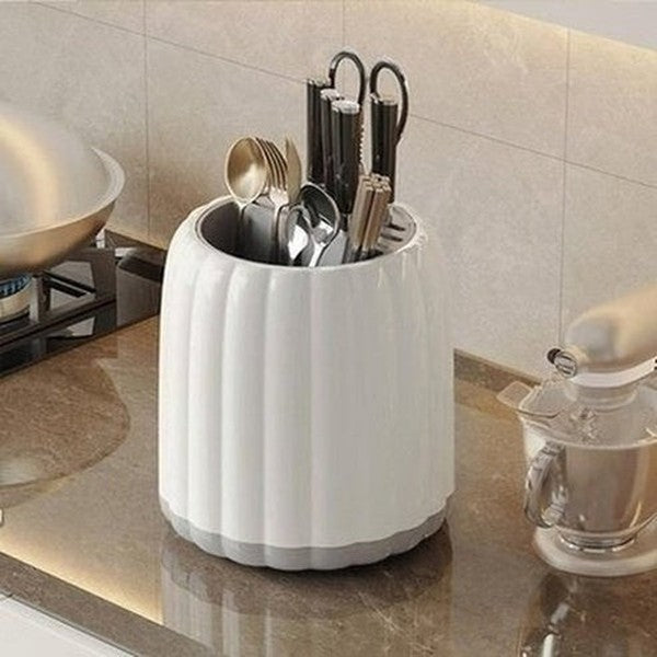 Cutlery Storage Holder Durable with Draining Tray Detachable Kitchen Supplies Cutlery Storage Box Cutlery Storage Rack. Kitchen Organizers: Knife Blocks & Holders.