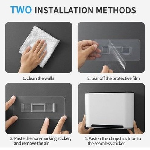 Wall Mount Storage Box Cutlery Holder Organizer Space Saving Holder Wall Hanging Protect Blades Knife Storage Kitchen Accessories: Knife Blocks & Holders