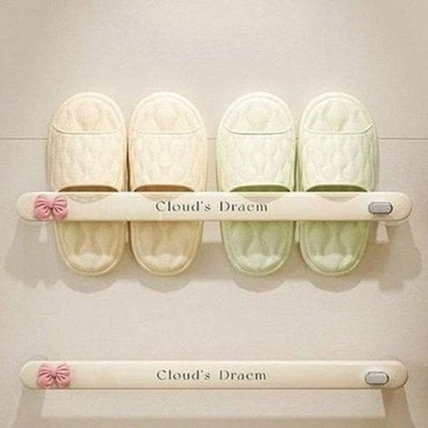 Wall-Mounted Hanging Bathroom Slipper Rack