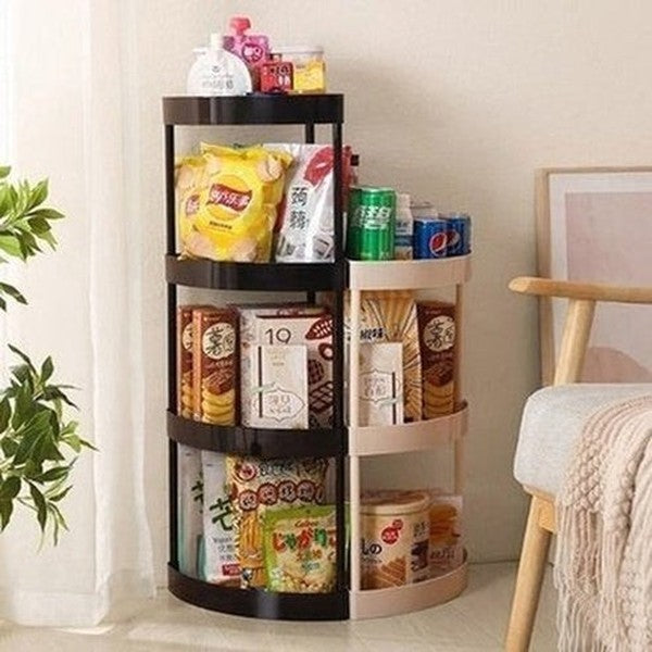 4 Tier Removable Corner Cookware Storage Rack