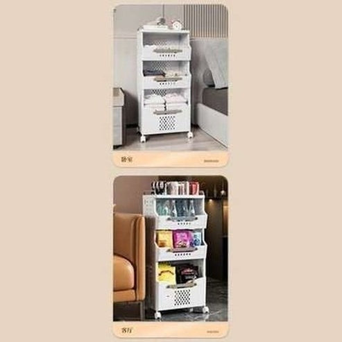 Large Capacity Multi-layer Foldable Dirty Clothes Basket