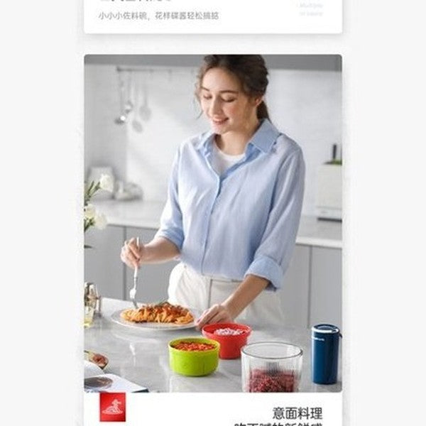 XIAOMI MORPHY RICHARDS Electric Meat Grinder High Speed Food Processor 220V Multifunction Vegetables Chopper With 4 Bowls. Type: Food Grinders & Mills