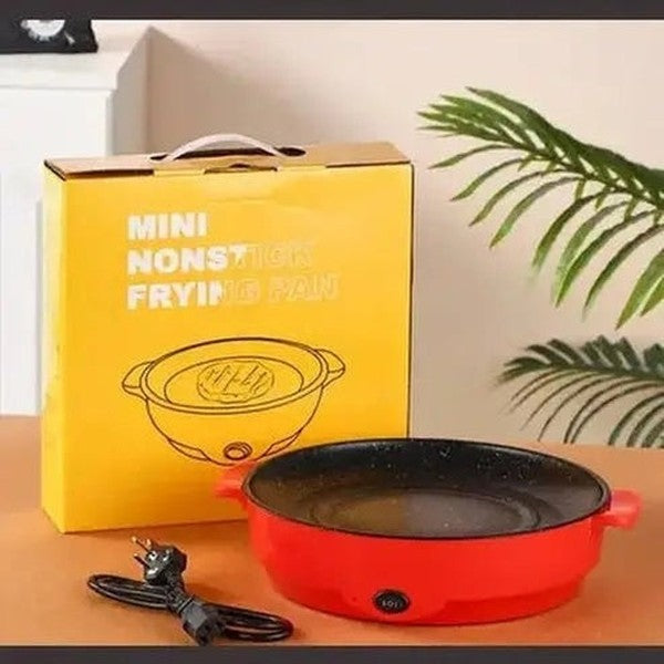 Electric barbecue frying pan with non-stick inner tank
