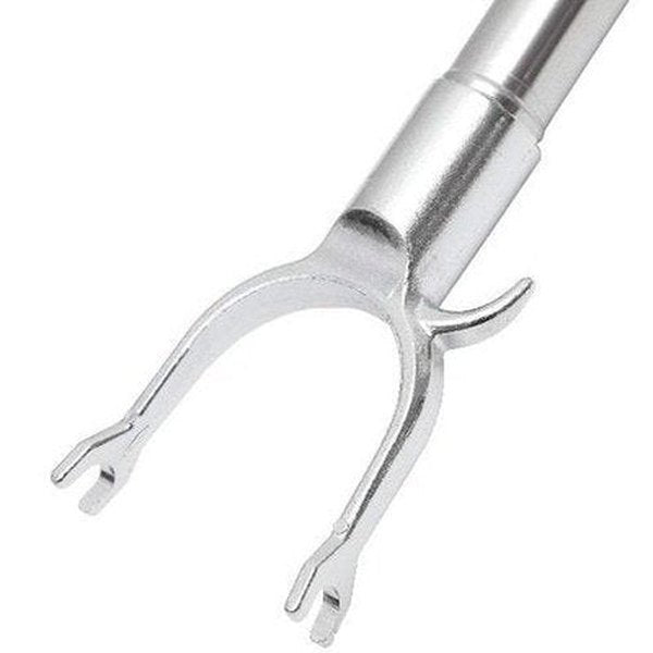 Stainless-Steel Telescopic Wardrobe Pole Hook