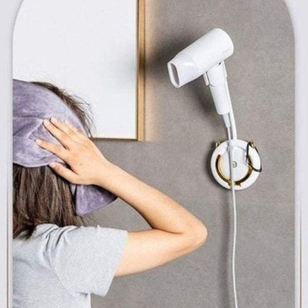 Adjustable Wall Hanging Storage Rack for Hair Dryer