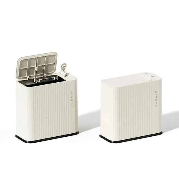 Nordic Multi-functional Trash Can, Covered Slim Trash Can with One-Touch Lid for Bathroom