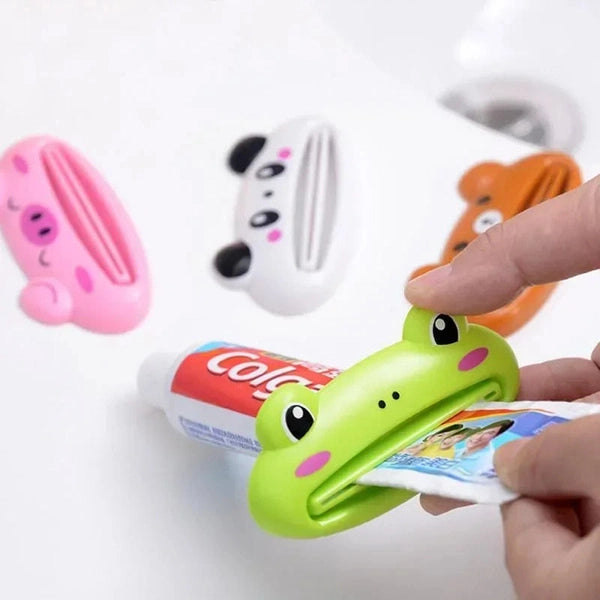 Bathroom Tube Cartoon Toothpaste Dispenser, Kids Toothpaste Squeezer
