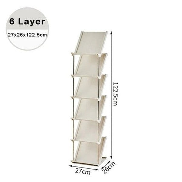 Plastic Shoe Rack Multi-Layer Stackable Shoe Organizer