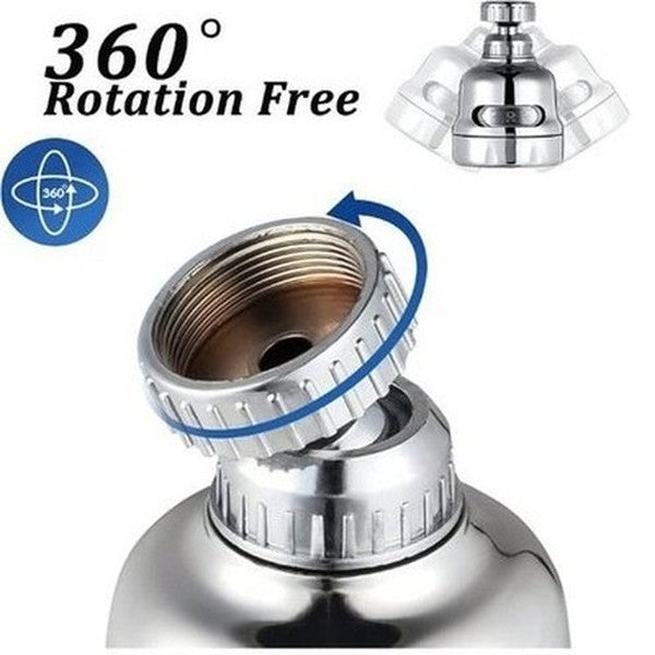 Kitchen Faucet Adapter 3 Modes Faucet Splash Filter Nozzle Bathroom Water Saving Bubble Home Faucet Extender 360° Rotatable Diffuser. Type: Faucet Aerators.