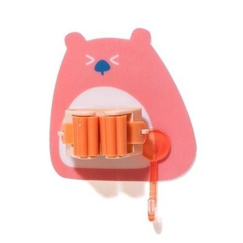 Cartoon Broom Holder Heavy Duty Practical Clip Mop Organizer Wall Mount Hook Stainless Steel Storage Space Saving Hanger Use: Sundries: Storage Hooks and Racks.