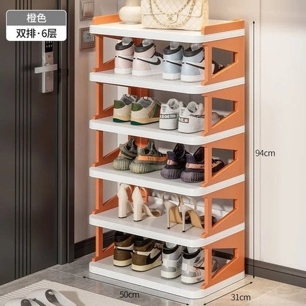 Modern Minimalist Layered Shoe Storage Organizer