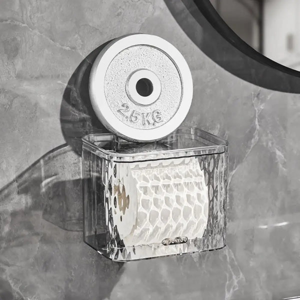 Wall-Mounted Waterproof Toilet Tissue Box