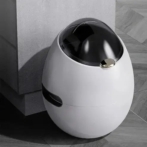 Light Luxury Egg-Shaped Trash Can
