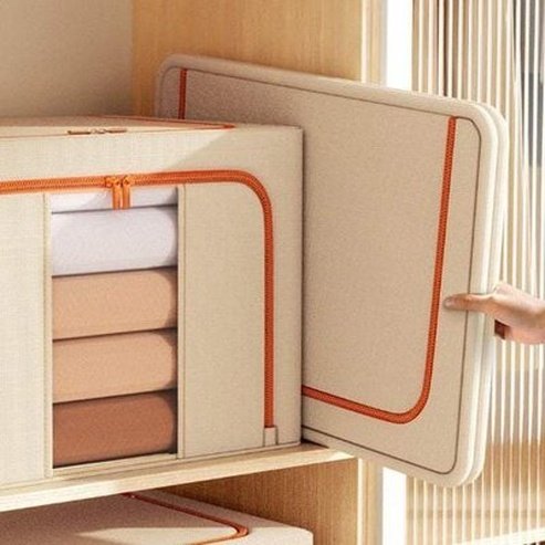 Leather Clothes Storage Box