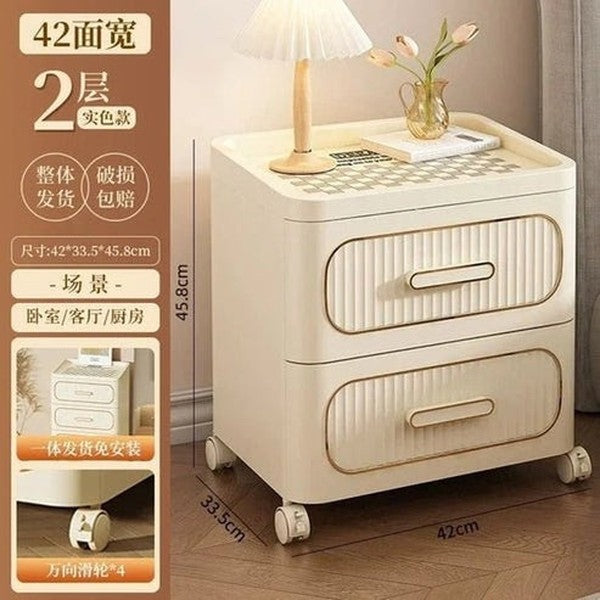 Slim Rolling Storage Cabinet | Japanese-Inspired Gap Organizer for Bedroom, Kitchen & Bathroom